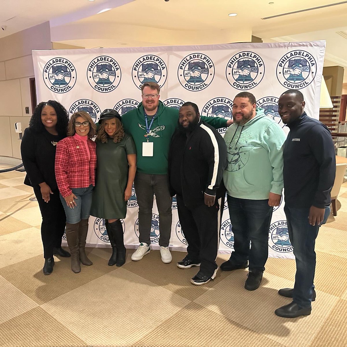 CouncilwomanKGR's tweet photo. Had a great time last night at the kickoff event for @PhillyAFLCIO’s 21st Annual Leadership Conference. https://t.co/J7EFy1tvTr