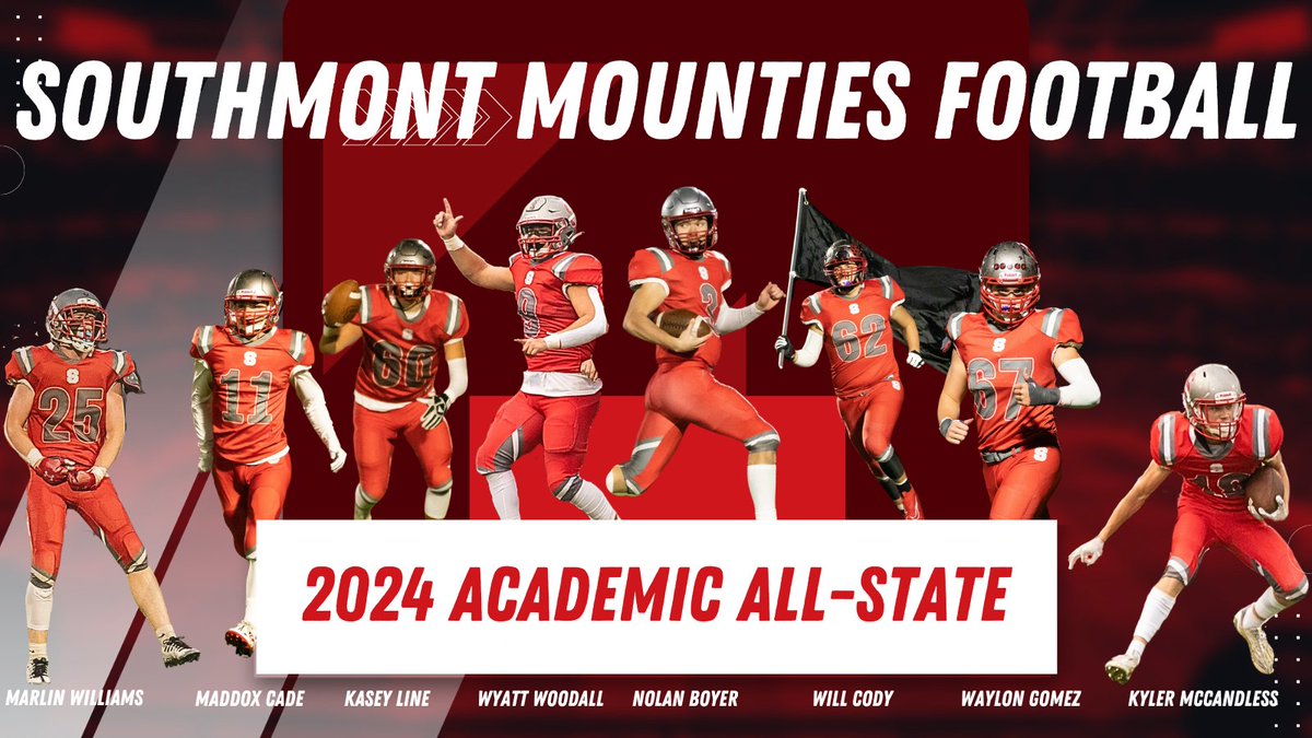 Leaders on the field AND in the classroom! Congratulations to our 2024 <a href="/INFBCoaches/">IFCA</a> Academic All-State Players #RaiseTheBar #ProudToBeAMountie