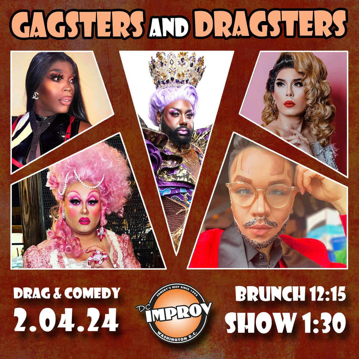dcimprov's tweet photo. Happy Monday! This week in the main showroom we start with a sold out #PunDMV Wednesday. Then @ClaytonEnglish headlines Thursday through Saturday.
Sunday, you can enjoy drag and comedy brunch, or the return of #ComedyKumite in the evening. https://t.co/Yrn7avYQrU