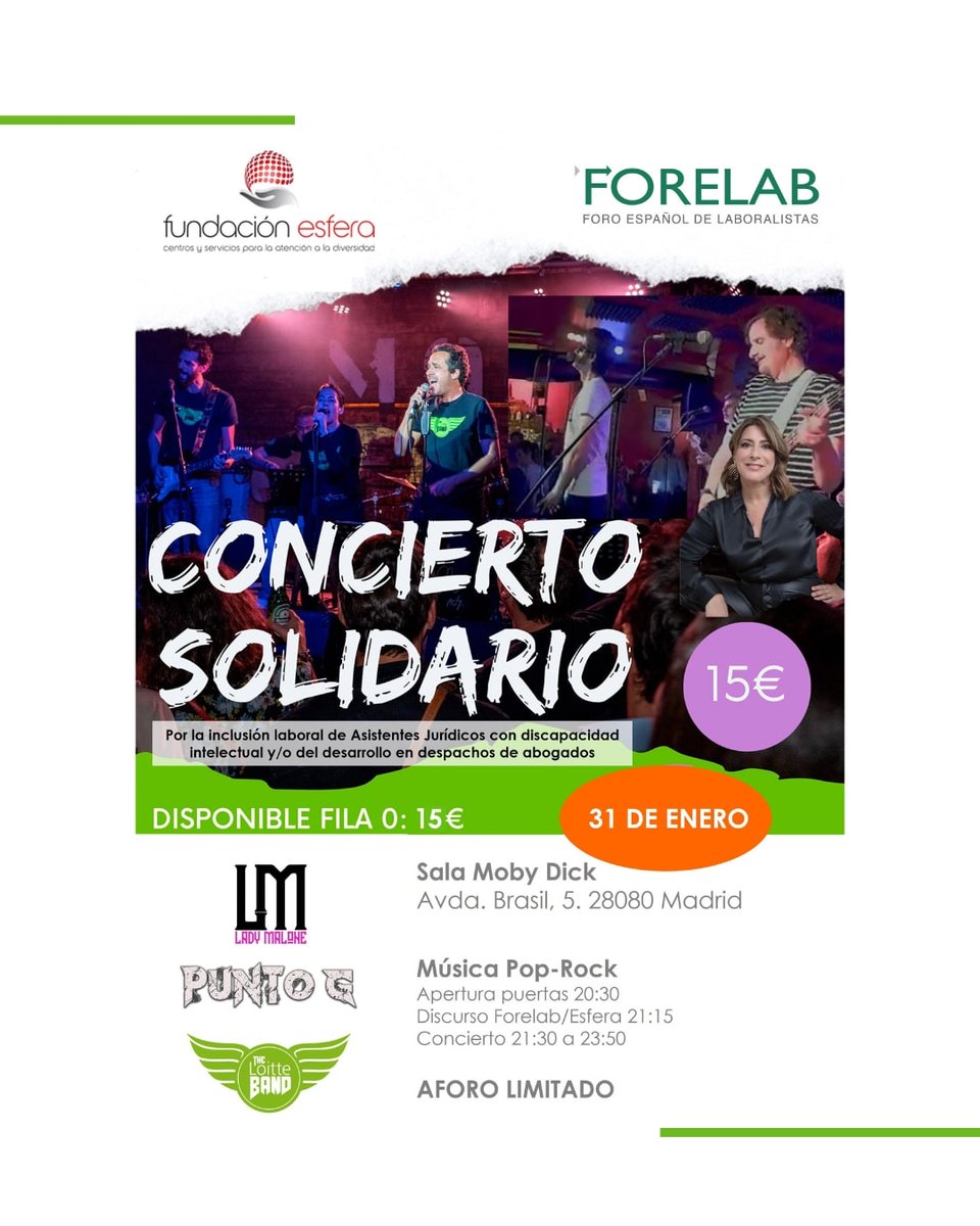 EsferaFundacion's tweet photo. En @EsferaFundacion y @esferaformacionempleo
llevamos el ritmo en nuestro ADN, 
#sumaenpositivo y compra tu entrada 🎟️
para disfrutar de un concierto increíble 🎸: 

https://t.co/wWKWTY2DaM
 
Últimas horas:
 #did #música #muycapaces #esferaformacion #eventosolidario #inclusion https://t.co/lHgaBkY16M