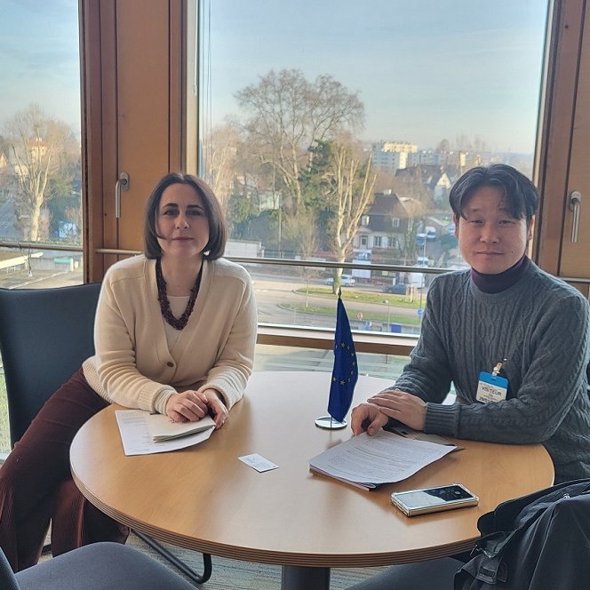 On 29 January the Head of the Youth Department met Hyunsoo Choi, research fellow of national research institute affiliated to the Prime Minister's Office of 🇰🇷 to brief him on @coe youth policy & to exchange on resources and studies, including the CoE & EU Youth Partnership.