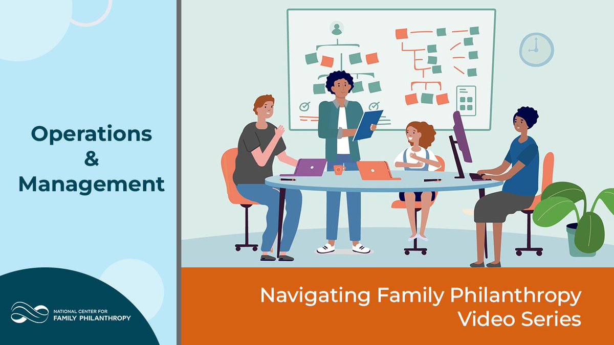 Philanthropy requires varying levels of administration—from tracking budgets and expenses, to hiring, to exploring investment opportunities.

Watch the video below to learn more about effective operations and management.

ncfp.org/knowledge/navi…