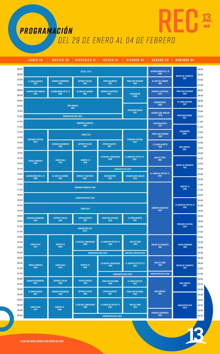 ¡Tus recuerdos preferidos están aquí! 🧡 Sigue nuestra programación y vuelve a los programas del pasado cuando tu quieras 🤩
Encuentra más contenido en rectv.cl