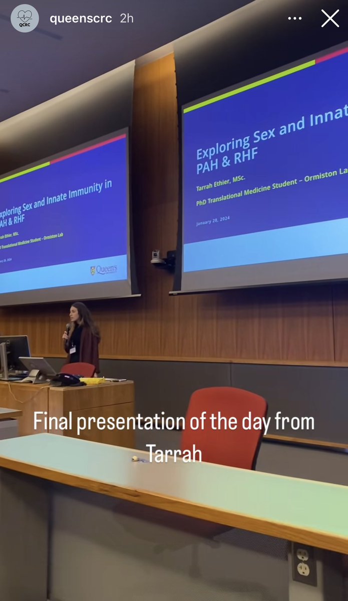 I had a great time presenting as a keynote speaker at the Queen’s Cardiac Research Committee Conference this weekend! Thank you to the organizers for having me &amp; to the attendees for the wonderful questions! 🫀