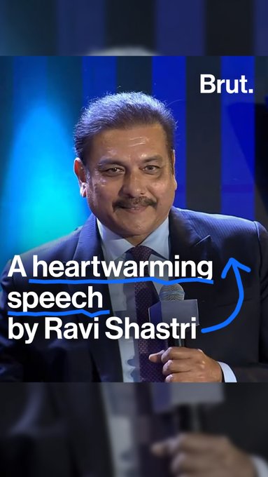 Ravi Shastri fondly recalled the magical moments of the Gabba Test 📹 Credits: Twitter/BrutIndia