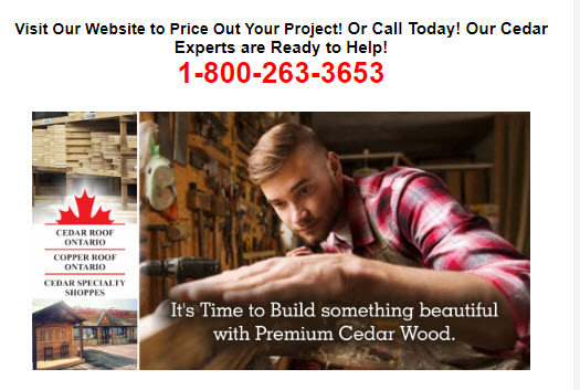 ThinkCedar's tweet image. Premium Grade Clear Cedar Lumber at Volume Discounts!! Please visit our online store for sizes, prices, and availability at thinkcedar.com/pricelist/ceda…
You can also call 1.800.263.3653. Delivery is available. #cedar #clearcedar #cedarlumber #thinkcedar