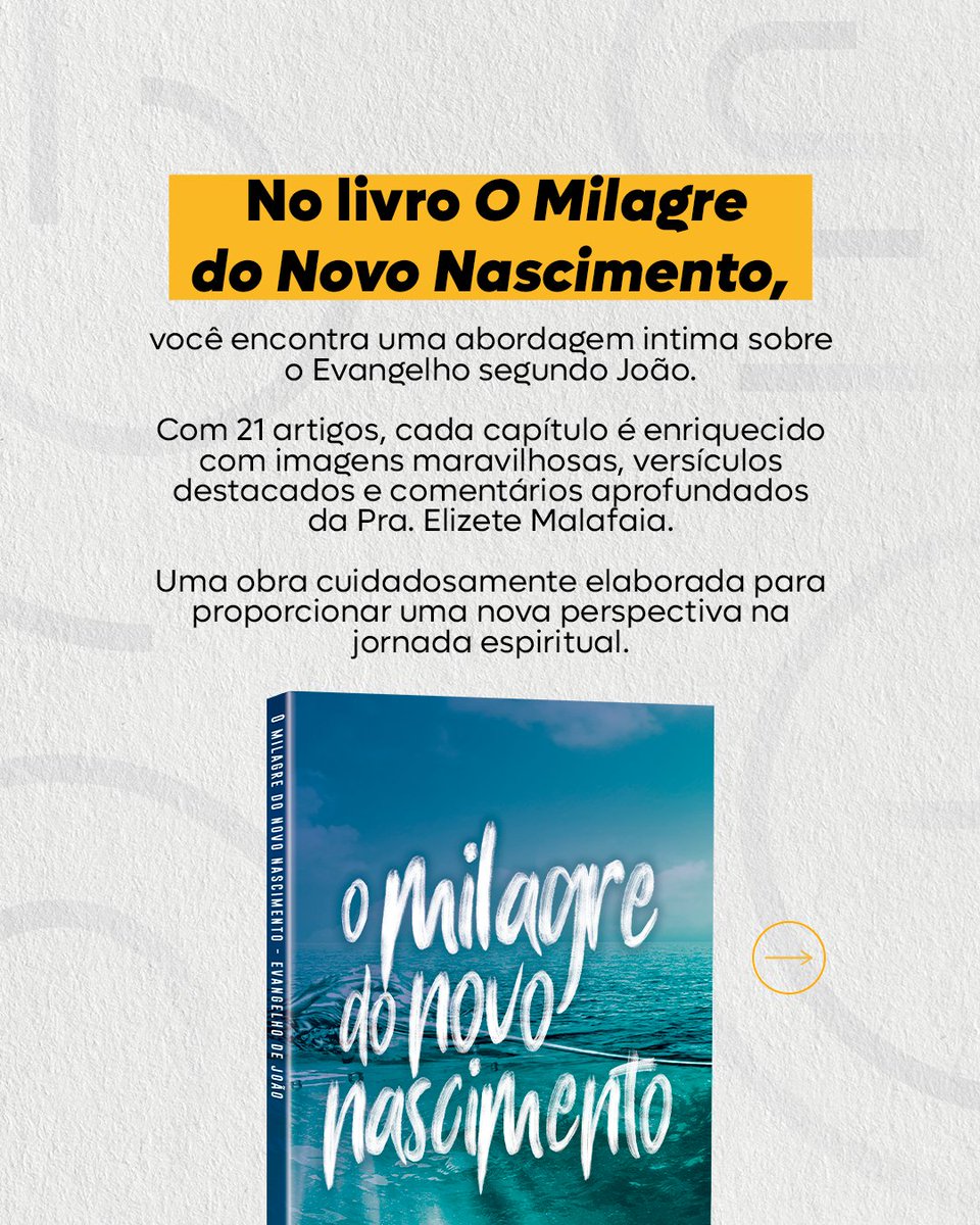 edcentralgospel's tweet photo. O Milagre do Novo Nascimento" e "O Que Todo Discípulo De Cristo Precisa Saber" São oportunidades que convidam você para uma caminhada junto com Deus!
Ambas as obras com 40% de desconto na campanha "Uma Bíblia em Cada Casa".
Clique no link da Bio e amadureça sua fé! 🙌✨ https://t.co/aqIrmBio83