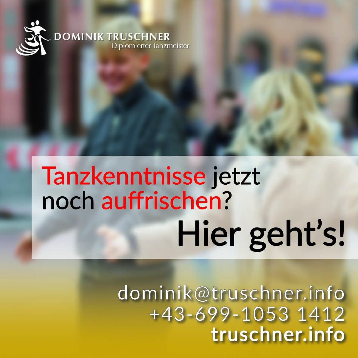 Sie möchten Ihre Tanzkenntnisse 💃🕺jetzt noch auffrischen?

Buchen Sie über truschner.info oder Tel.: +43-699-10531412

#privatstunde #tanzstunden #dominiktruschner #WienerWalzer #walzer #quadrille #ball #ballinwien #kaffeesiederball #juristenball #opernball #ballsaison