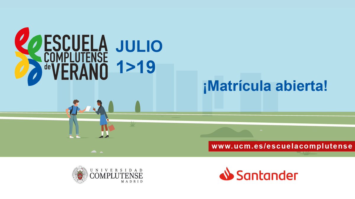 fundacionucm's tweet photo. ¡ES HOY, ES HOY! ¡ABRIMOS EL PLAZO DE MATRÍCULA PARA LA ECV 2024!

Además, si eres estudiante de la @unicomplutense tendrás un reconocimiento de 5 créditos #ECTS 👏

🗓️ Inscríbete hasta el 21 de junio 👇
https://t.co/lrFFFcMG2R https://t.co/DDCefVjcDs