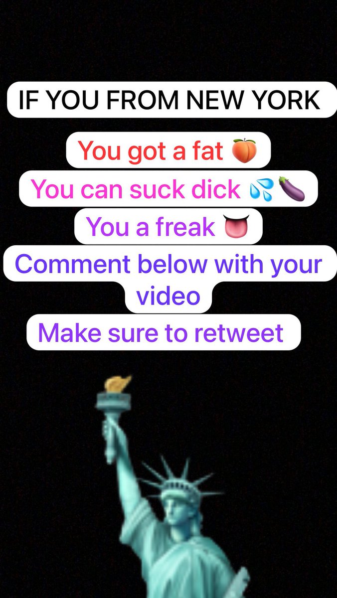 nyctopsfreaks's tweet photo. If you're in NYC 🍼💦🗽🍎
LIKE👍🏾 or RETWEET🔁 
#NYC #brooklyn #queens #bronx #manhattan #longisland #bbclovers #sloppythroat #backshots #throatgoats  #nycfreaks #newyorkcity #suckingdick #blowjob #blowjobs #bbc #sneakylink #sneakylinks #deepthroat #throatgoat #cocksucker https://t.co/zEe4QmJaI3