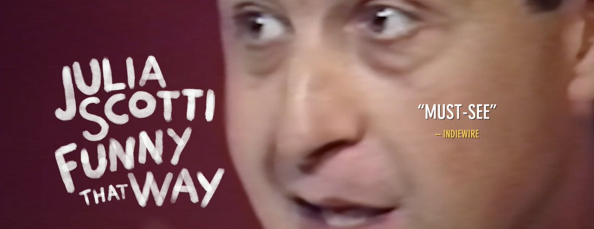 JuliaScottiFilm's tweet image. THE HEALING POWER OF COMEDY #KDocsFF2024 JULIA SCOTTI: FUNNY THAT WAY Part of “Liberating the Body Politic” Feb 21 | 6:30p  LIVE STAND-UP: Julia Scotti RECEPTION with ​​​​​​​KEYNOTE: Susan Sandler, Dir  Tix: viff.org/series/kdocsff… @sandlernew #TransRightsAreHumanRights