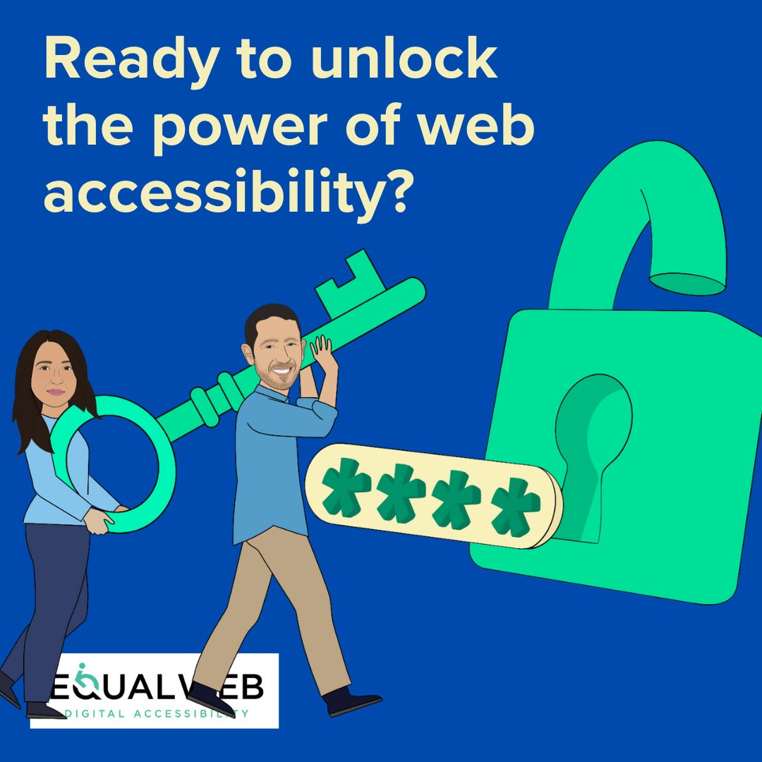 EqualWebDotCom's tweet image. Elevate your online presence with increased traffic and SEO optimization. 💻✨

Join us in creating an inclusive digital space that benefits both users and your business. 💼😀

Learn how:
hubs.ly/Q02h-4bS0

#WebAccessibility #InclusiveDesign #SEOBoost