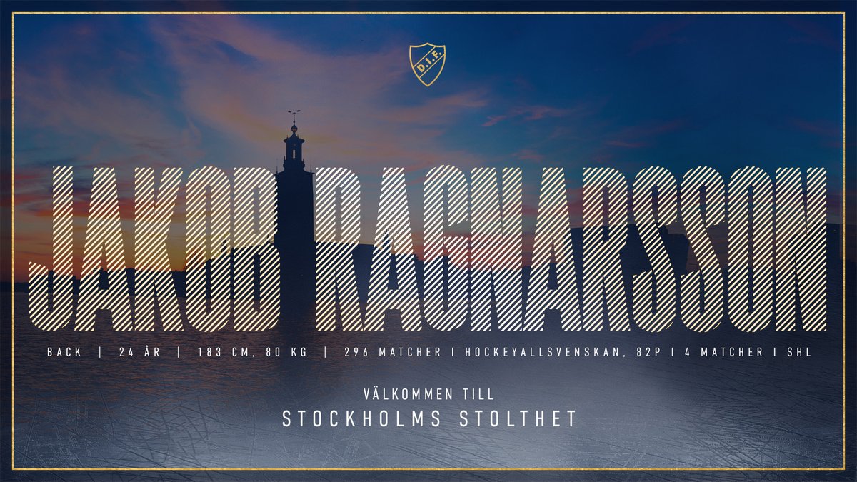 📃✍🏻 | Djurgården är mycket glada över att välkomna Jakob Ragnarsson till föreningen. Den 24-årige försvararen gör övergången från Almtuna och har skrivit på ett avtal som löper över denna samt över två ytterligare säsonger.

🔗 DIFHockey.se

#DIFHockey #AlltidOavsett