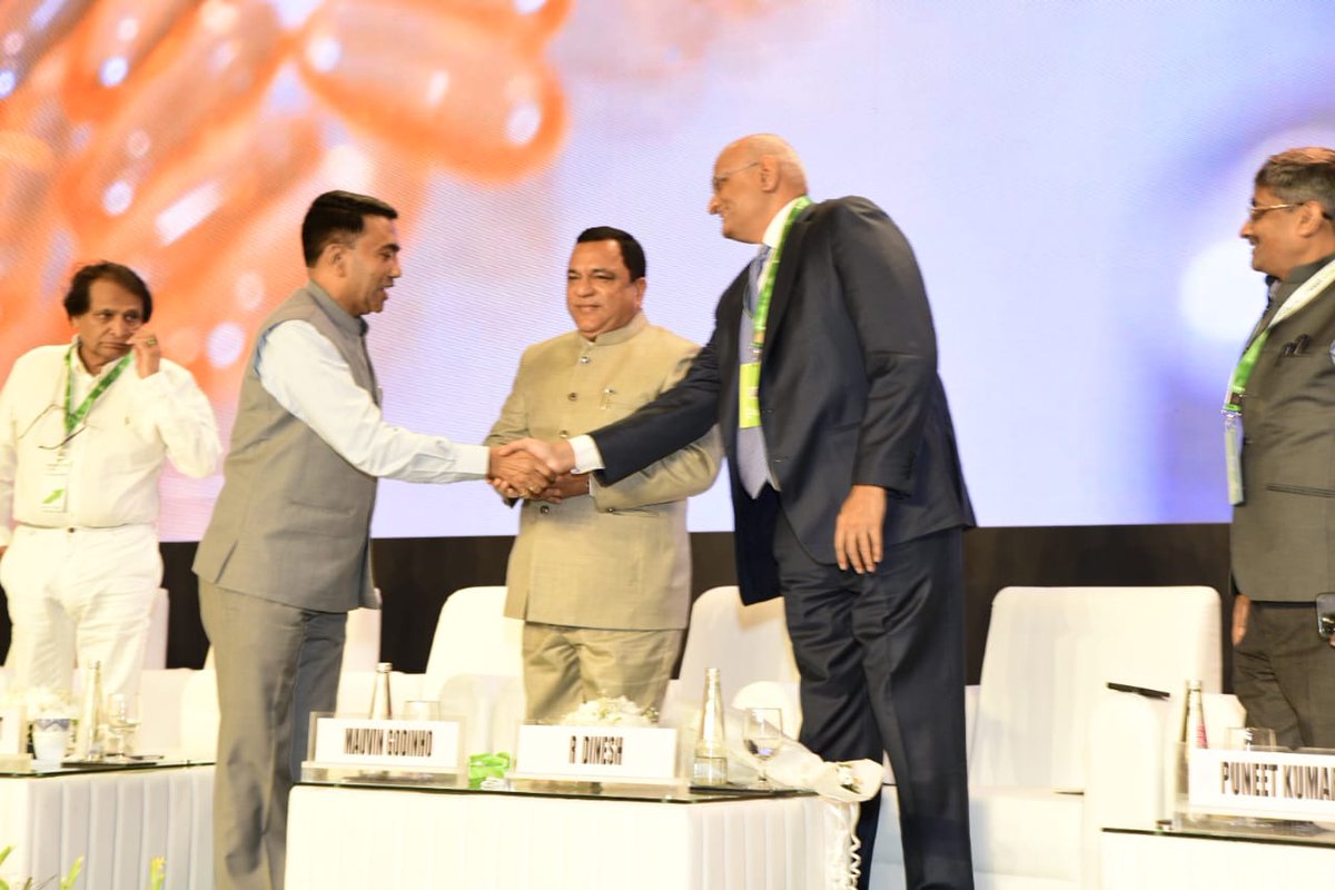FollowCII's tweet photo. I believe that #InvestGoa will help in developing the existing sectors of the state and also aid in exploring newer sectors that can put the state economy on a high growth trajectory. CII through its CoE – CII - Institute of Logistics can provide knowledge support and industry involvement with the Goa Govt in realizing the set goals of the Logistics policy including identifying gaps, if any, and solutions to overcome these for a competitive logistics sector. - R Dinesh, President, CII at #CIIInvestGoa2024 @CII4WR
@goacm @TVSSCS