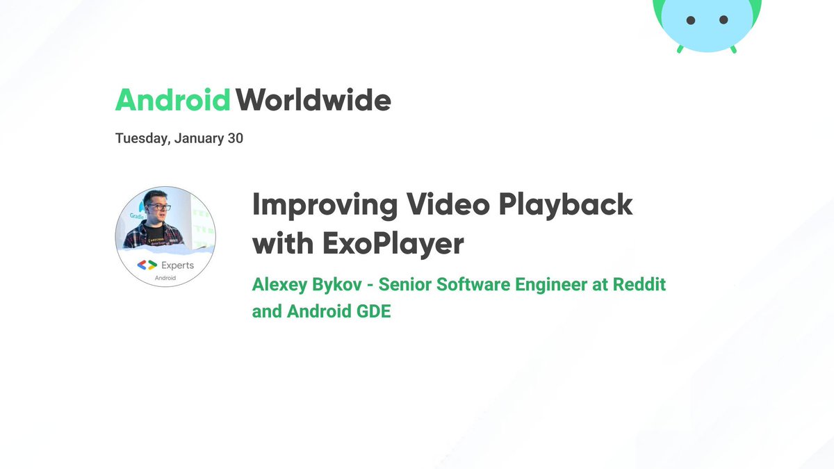 "𝗜𝗺𝗽𝗿𝗼𝘃𝗶𝗻𝗴 𝗩𝗶𝗱𝗲𝗼 𝗣𝗹𝗮𝘆𝗯𝗮𝗰𝗸 𝘄𝗶𝘁𝗵 𝗘𝘅𝗼𝗣𝗹𝗮𝘆𝗲𝗿 𝗯𝘆 <a href="/nonewsss/">Alexey Bykov</a>"

Register 👉  buff.ly/3XLTD62