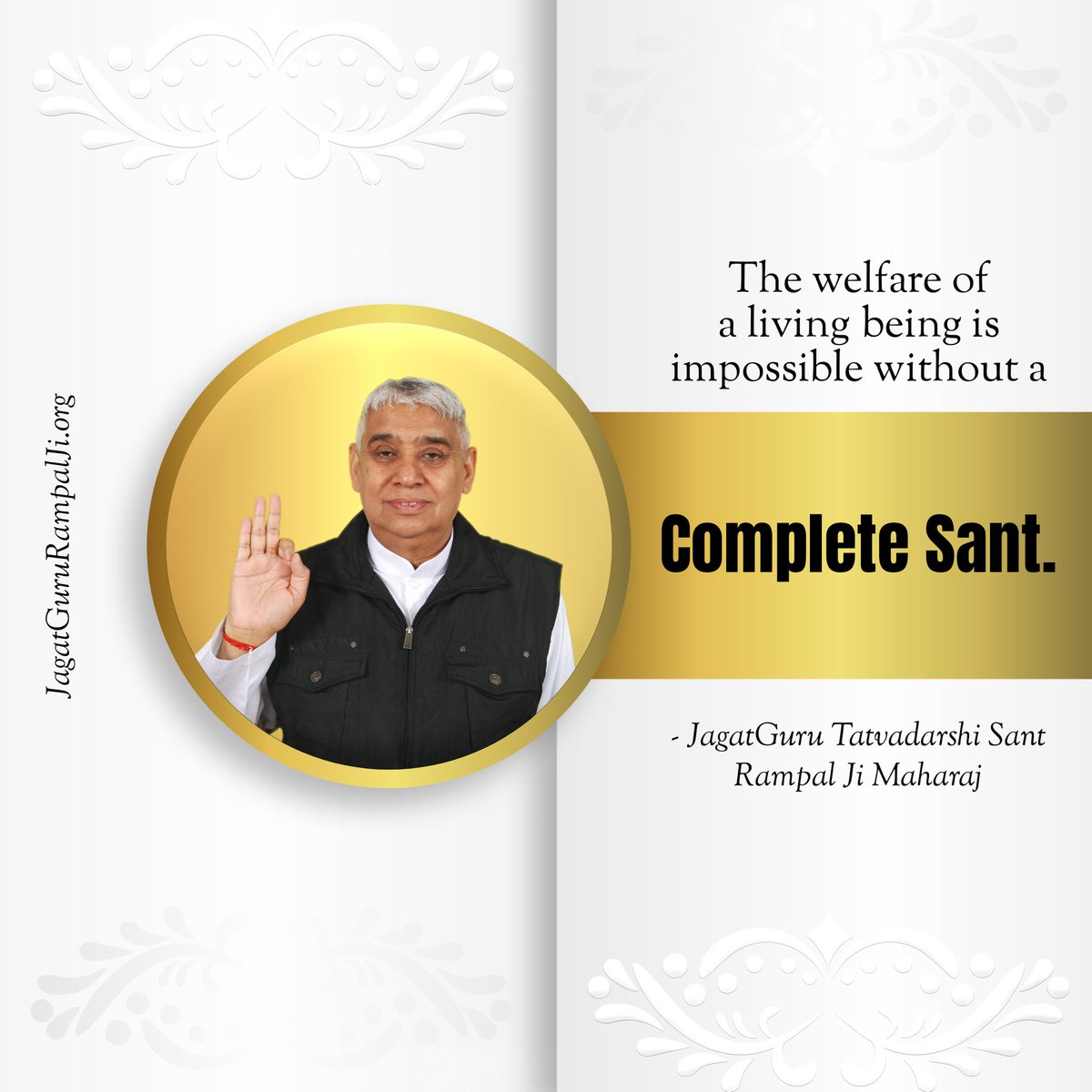 akhandaar's tweet photo. #GodNightMonday
The welfare of a living being is impossible without a 
COMPLETE SANT....
#SantRampajiQuotes https://t.co/Sk3be1GyZU