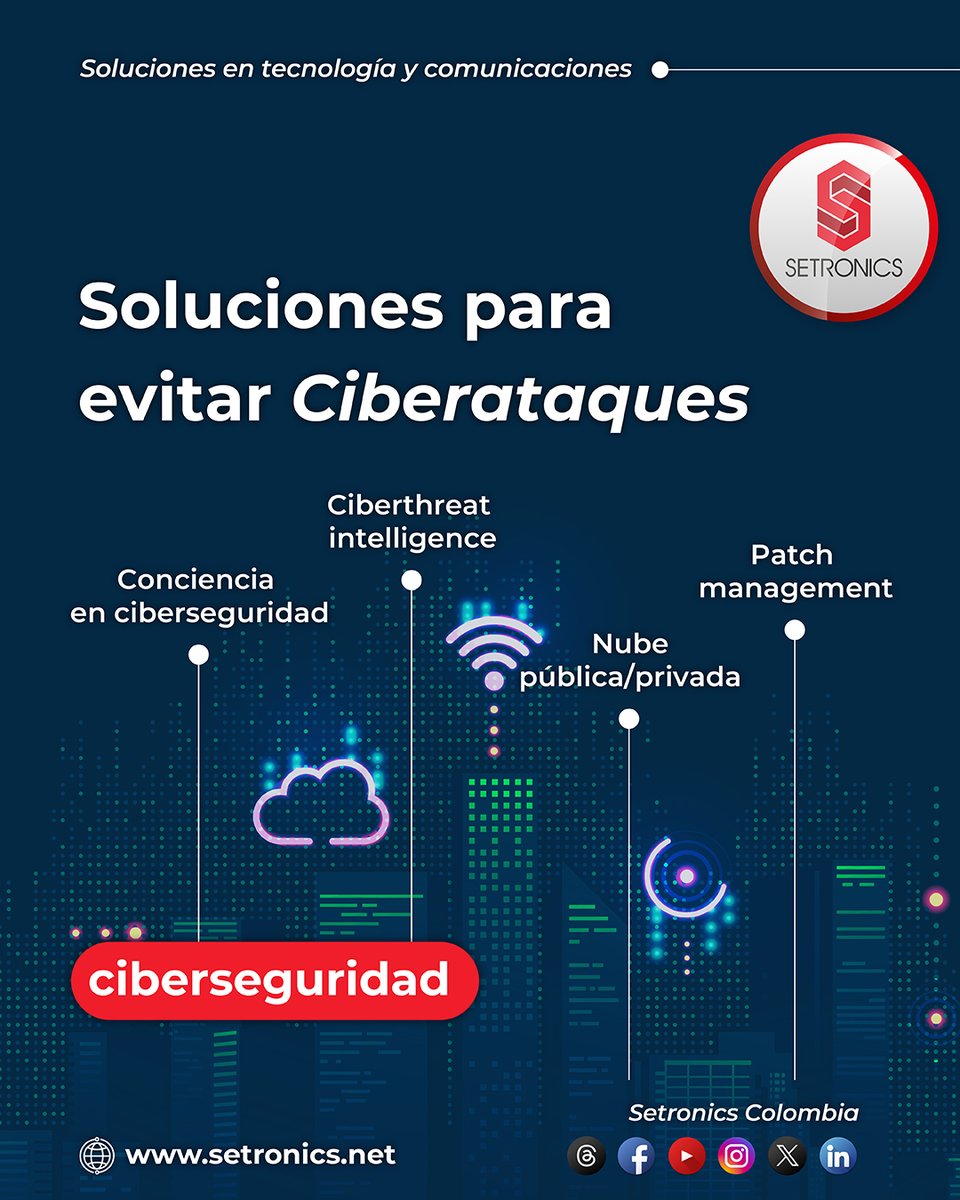 setronicssas2's tweet photo. Soluciones en #Ciberseguridad 🔴

Descubre cómo podemos ayudarte a #optimizar tus #procesos con ciberseguridad aquí 👉️ https://t.co/TxRblIOJY4

#Colombia #Tecnología #Soluciones #Seguridad #Comunicacion  #Detección #Automatización #Equipos https://t.co/WSPBVHNLDS