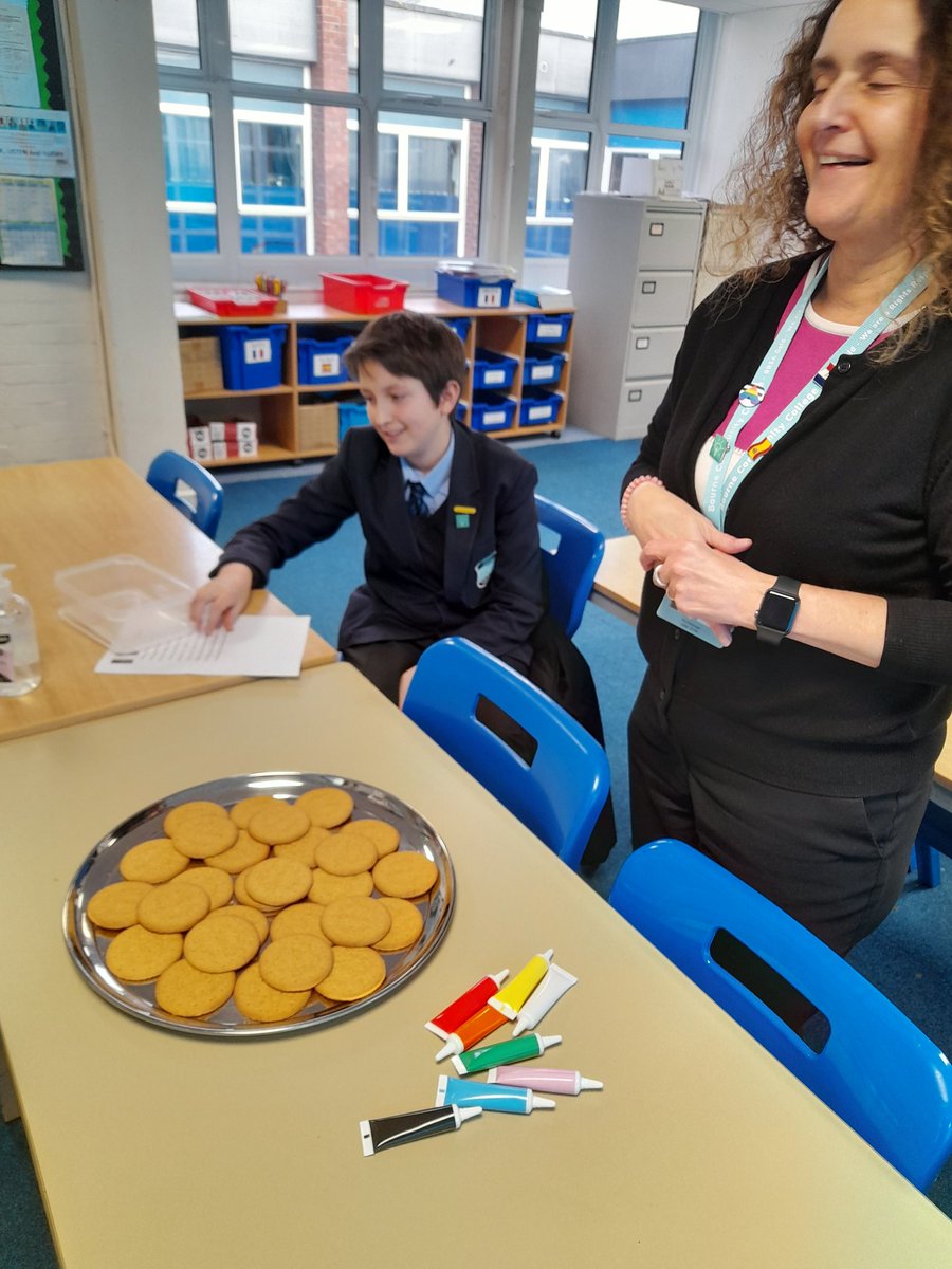 able_phillips's tweet photo. Languages More Able Y9 and Y10. Decorating biscuits in French and Spanish with landmarks. https://t.co/TpuDOYka1p