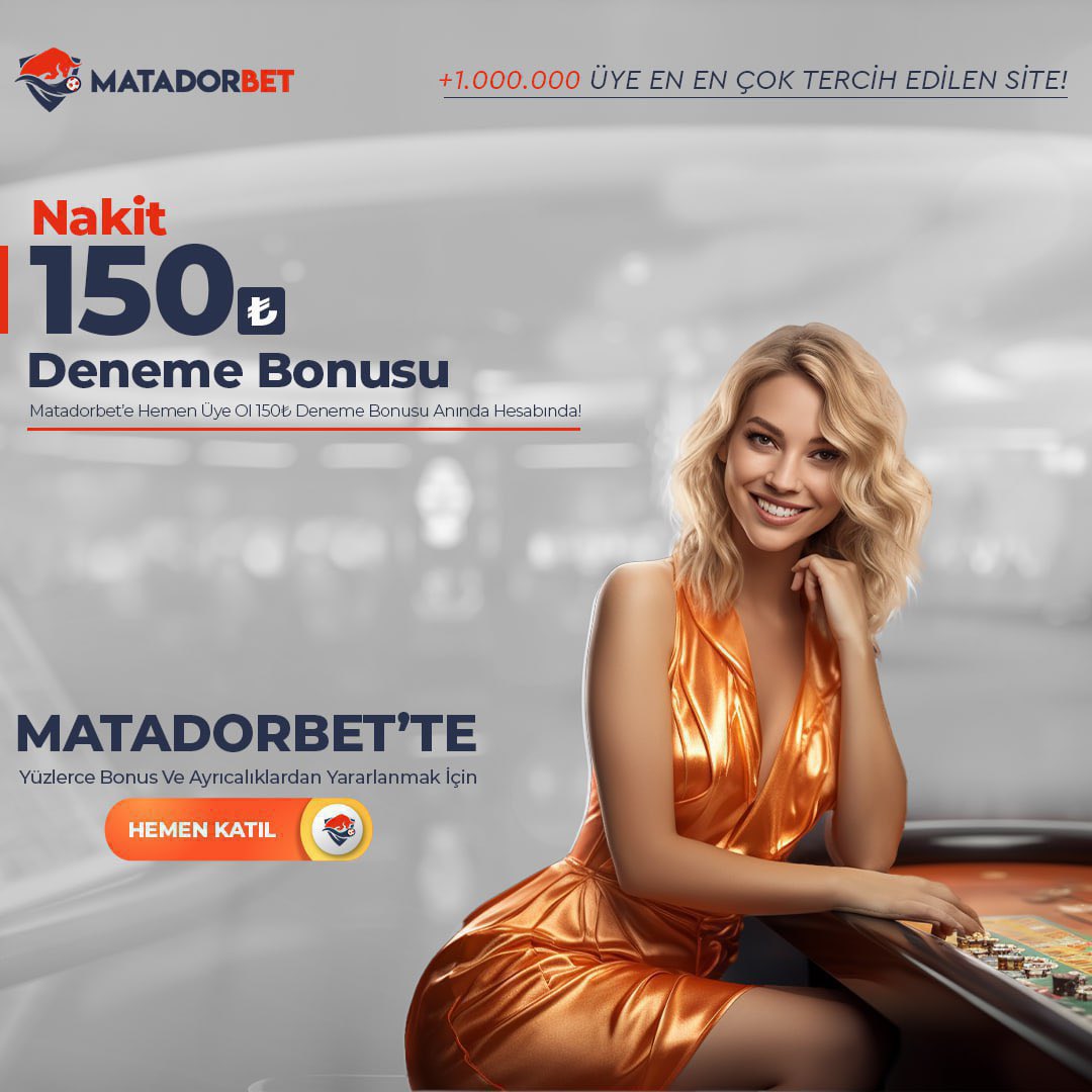 📣 150 TL Otomatik DENEME BONUSU

➡️ Bakiyesini 1.000 TL'ye ulaştıranlar 300 TL,

➡️ Bakiyesini 2.000 TL'ye ulaştıranlar 500 TL çekim yapabilirler.

✅ Yatırım Şartı Yok
✅ Çevrim Şartı Yok
✅ Çekimde Evrak Belge Talebi Yok!

📲 cutt.ly/F9vd65M

#matadorbet #denemebonusu