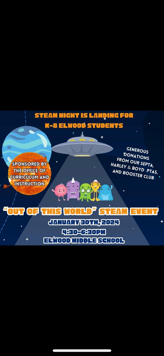 Join us at Steam Night!
<a href="/DrDtoscano/">Harley Avenue Primary School</a> 
<a href="/DeniseMToscano/">Harley Avenue</a>
