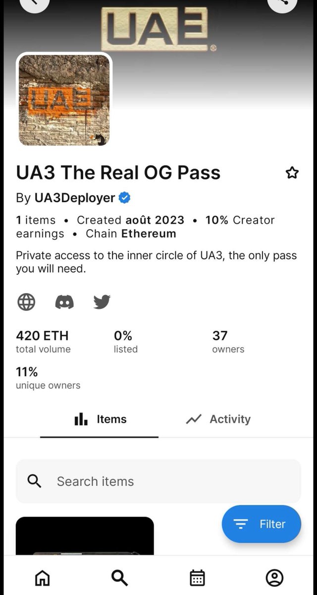 Never saw a project with NO listings 🤣
Literally, nobody is listing!
Why? Bc there is real utility (monthly usdc gain share out of the trading by only holding the passes!)
Proud of my OGs 💪
<a href="/ua3art/">UA3art</a> @PaddyisBored 
btw don’t look at the incorrect holder number. Nearly ALL passes