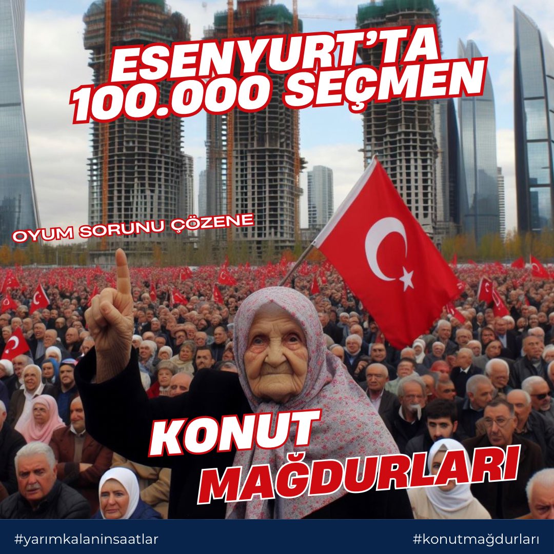 Sayın <a href="/murat_kurum/">Murat KURUM</a>, herşey hakkında söz veriyorsunuz,
📍 İstanbul’un en büyük ilçesinin en büyük sorunu YARIM KALAN İNŞAATLAR için 2018’de verdiğiniz sözü ne zaman tutacaksınız?
📍 Yarım kalan inşaatlar için planınız nedir?
📍100.000 oy geride başlayıp bu seçimi <a href="/ekrem_imamoglu/">Ekrem İmamoğlu</a>