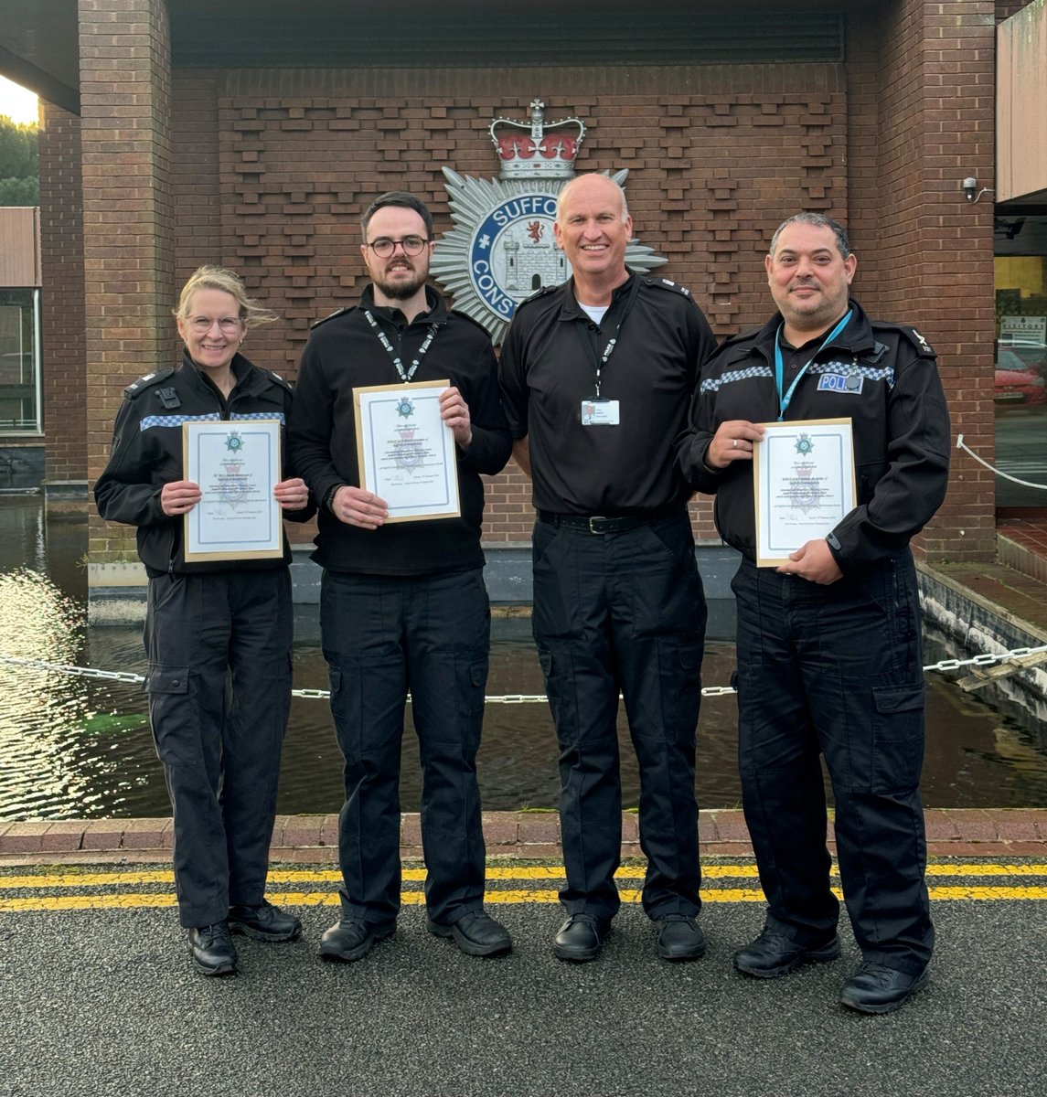 Earlier this month these #specialconstables passed the 3 week standard response driving course - it is a challenging course and we are very proud! They took time out of their day jobs, showing the commitment they have to this #volunteer role supporting @SuffolkPolice #couldyou?