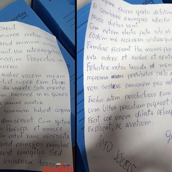 CrimesReais's tweet photo. Mistério - Brasileira de 15 anos que cometeu suicídio deixou carta escrita em Latim e assinada com o nome de um demônio: https://t.co/EnixSogncC