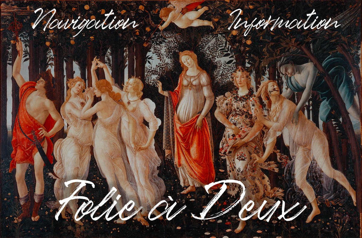 FAD_server's tweet image. [🫀]  Folie à Deux: an 18+ #Hannibal &amp;amp; #HEU creators&apos; server focusing on positivity and community.

CARRD: folieadeuxserver.carrd.co
DISCORD: discord.gg/Ce6tsrmKYZ
TUMBLR: folieadeuxserver.tumblr.com
AO3: ao3.org/users/folieade…… 

Challenges, events, streams &amp;amp; more below 🔻