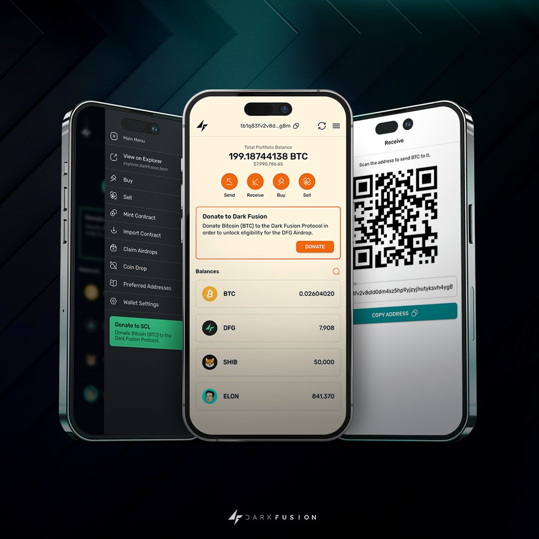 🚨 2 DAYS TO GO UNTIL @DarkFusionTech WEB WALLET LAUNCH 😱
⏰ Save the date - Wednesday, 31th Jan, 10:00 UTC 

Send, receive, bid, list, batch &amp; store $SCL developed tokens on #Bitcoin 👌

This gonna be huge - don`t miss, guys!

1⃣ Fund SCL wallet address with BTC
2⃣ Claim DFG