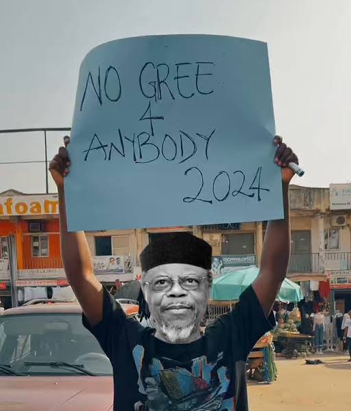 woooo_mann's tweet photo. One stormy night in a small Nigerian village, Baba Junior, a notorious troublemaker, decided to play a prank on the superstitious locals. He donned a ghostly costume and roamed the streets, whispering ominous predictions.

As he approached Mama Ngozi's house, he moaned, "No gree for anybody, trouble dey come your way." Mama Ngozi, terrified, rushed to lock her doors, muttering prayers under her breath.

The news of the ghostly figure spread like wildfire, causing panic in the village. People barricaded themselves indoors, fearing the impending doom. Baba Junior reveled in the chaos he'd unleashed.

The village chief, wise but easily spooked, convened an emergency meeting. Baba Junior, still in his ghostly attire, joined the gathering unnoticed. He whispered eerily, "No gree for anybody, chief, danger dey around."

The chief, trembling with fear, declared a curfew and ordered everyone to stay indoors. Baba Junior, hidden behind his costume, stifled a laugh.

As the village slept in anxious silence, Baba Junior reveled in his mischief. Little did he know, his dark humor had inadvertently exposed the community to a night of paranoia and sleepless terror.

The next morning, as the sun rose, Baba Junior couldn't resist sharing his mischievous adventure with the villagers. Bursting into laughter, he exclaimed, "No vex o, na just play I play. I no know say una go gree fear like this!"

The villagers, realizing they had fallen victim to a prank, couldn't decide whether to scold Baba Junior or join in the laughter. From that day on, the phrase "No gree for anybody" became a reminder of that night when fear gripped the village, thanks to a mischievous ghost with a wicked sense of humor.
