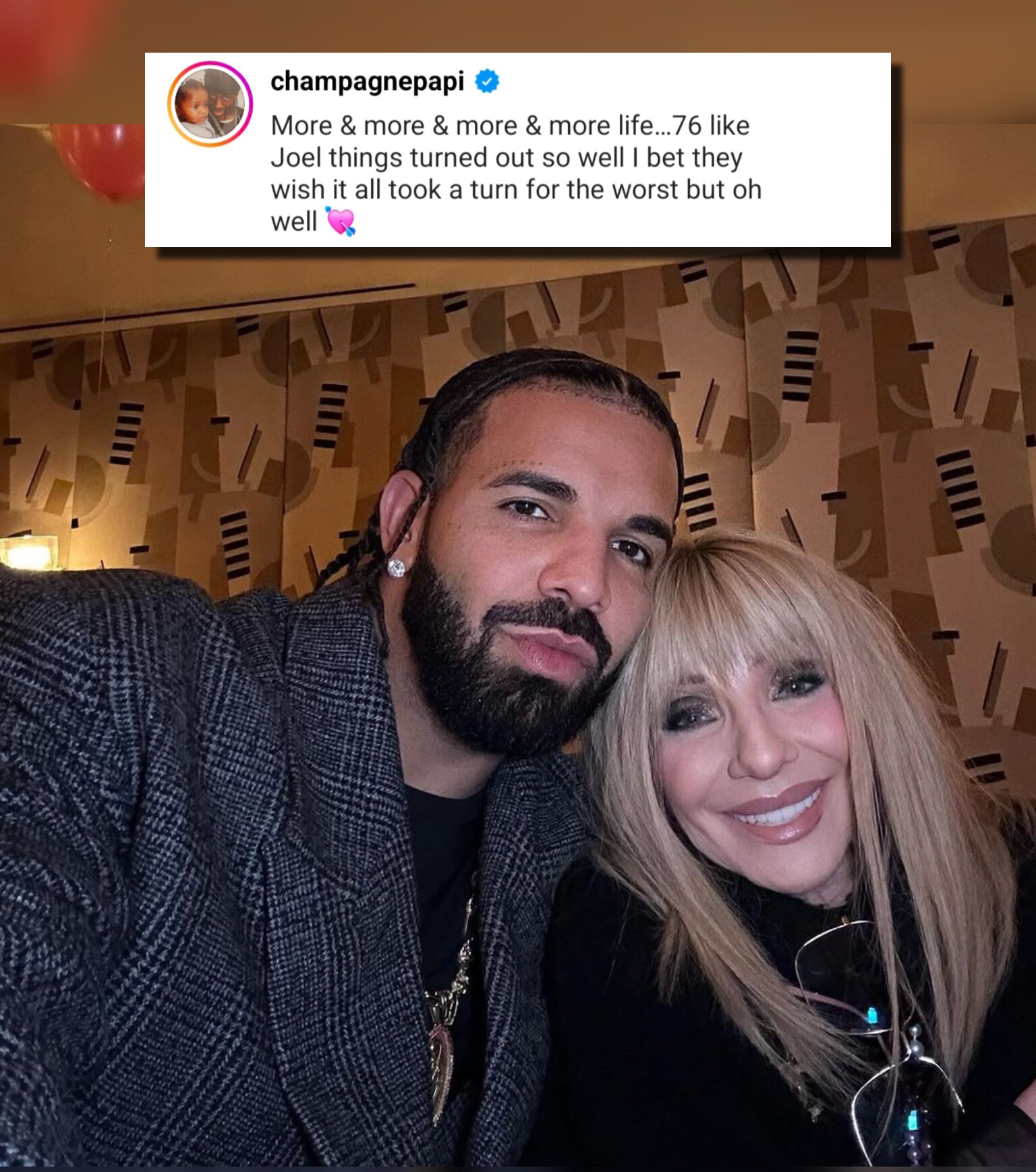 Drake And His Mom 2022