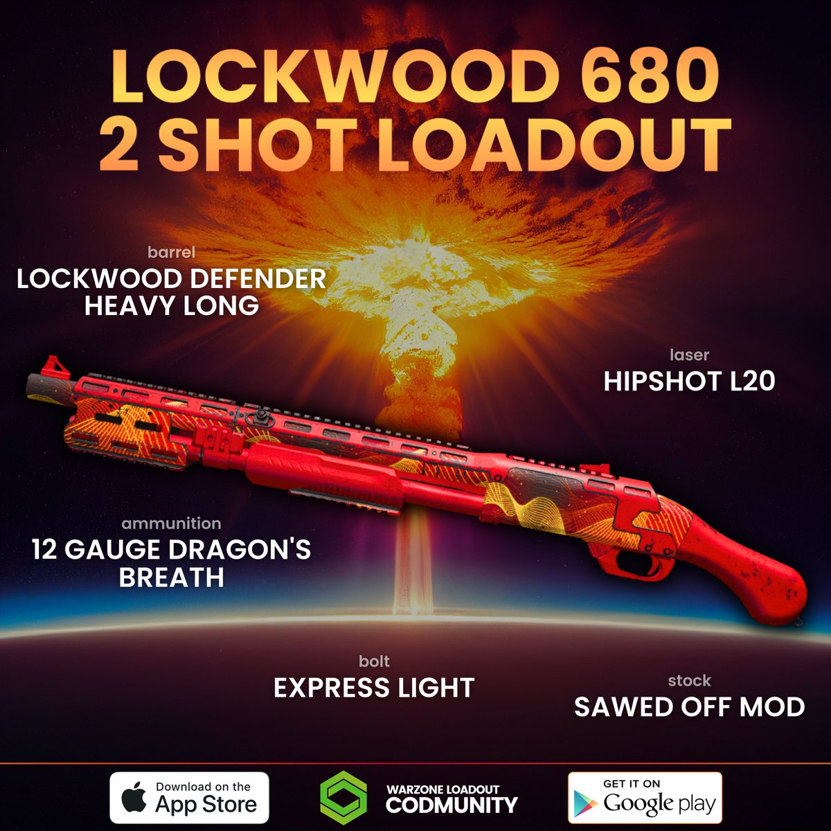 CODMunityGG's tweet photo. 💥 SHOTGUNS ARE OVERPOWERED 💥

The secret is out, so I can cover them now: the shotguns are powerful up close!

🥇Haymaker: best overall - full auto, significant damage
🥈Lockwood 680: 2 tap, great for M&amp;K players
🥉Rivetter: also a very good full auto fire shotty.

#Warzone https://t.co/8bZulpfGBC
