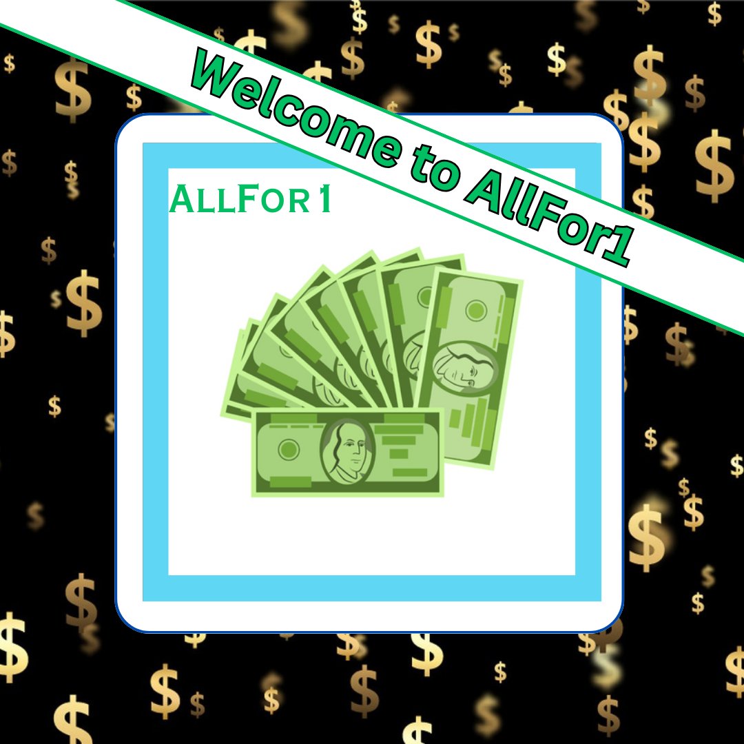 AllFor1contest's tweet image. #Allfor1 #af1 #money #contest #CashApp