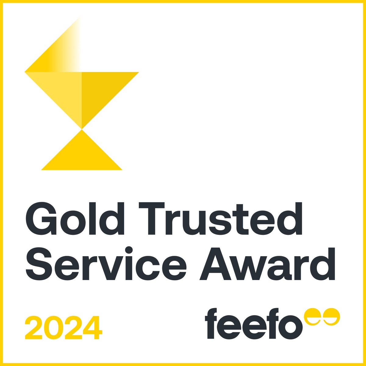 🌟 We’re thrilled to announce that we have won the @Feefo_Official 2024 Gold Trusted Service Award for excellence in customer service. We’d like to thank all our customers for sharing their feedback and ratings on Feefo!