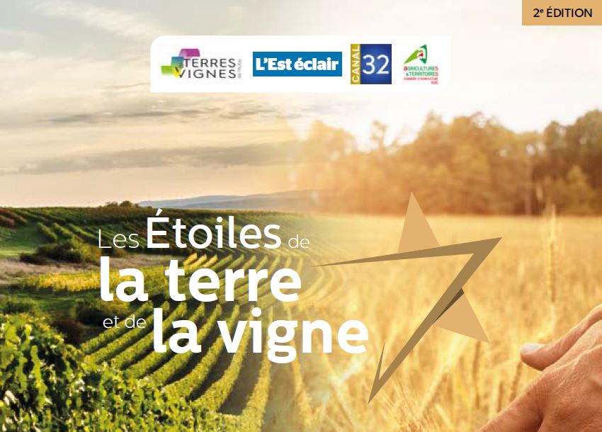 [Les Etoiles de la Terre et de la Vigne⭐]
Organisé en partenariat avec <a href="/TerresVignes10/">Terres&Vignes Aube</a>, dont VIVESCIA est un des membres fondateurs, cette 2e édition de remise de trophées a pour objectif de rassembler les professionnels à l’origine d’initiatives agricoles prises dans le