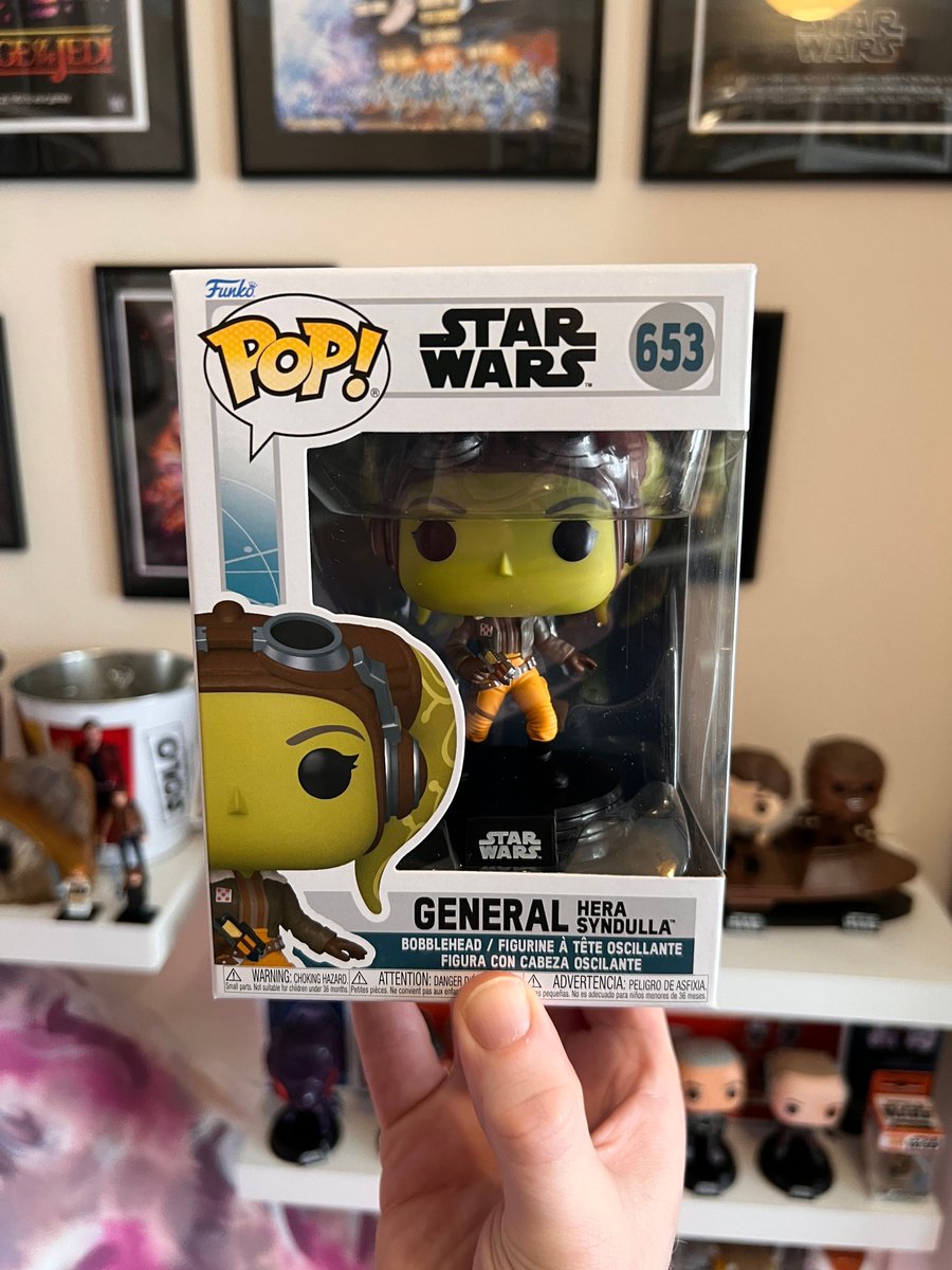 LeePepCollects's tweet photo. 🌌 Newest recruit in my Funko Pop alliance – General Hera Syndulla! 🚀 Drop a rebel yell in the comments if you're ready for this Star Wars takeover! 🌟💫 Bonus points for your favorite Hera quote! 💬😄 

#HeraSyndullaTakeover #FunkoForce https://t.co/JzRgdD5j8Y