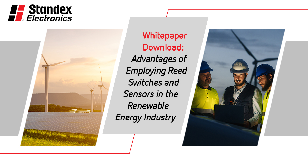 StandexElec's tweet photo. Which attributes make reed switches, sensors, and relays ideal for renewable energy applications? Many, and we can’t fit them all in a Tweet – read here instead: https://t.co/xVWNs2p1A4 https://t.co/uiWCa3Nvyy