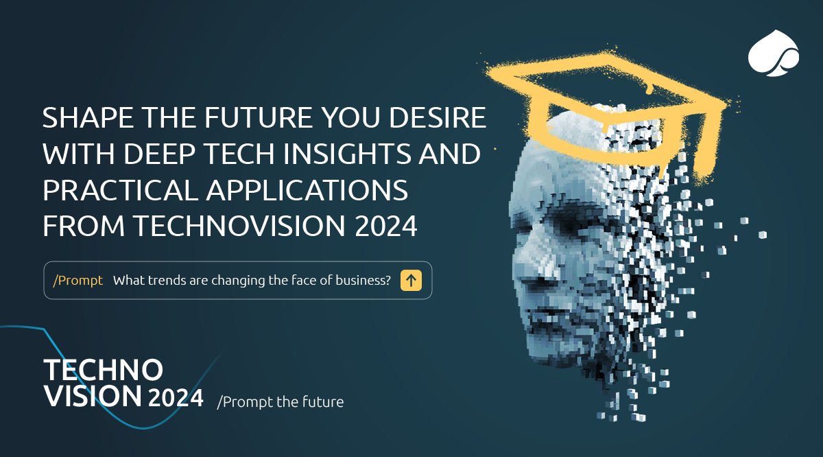 Futureproof your tech journey! #PromptTheFuture and get in-depth tech insights and practical applications from our global guide, #TechnoVision2024. Learn more: bit.ly/48O1C72 #GetTheFutureYouWant