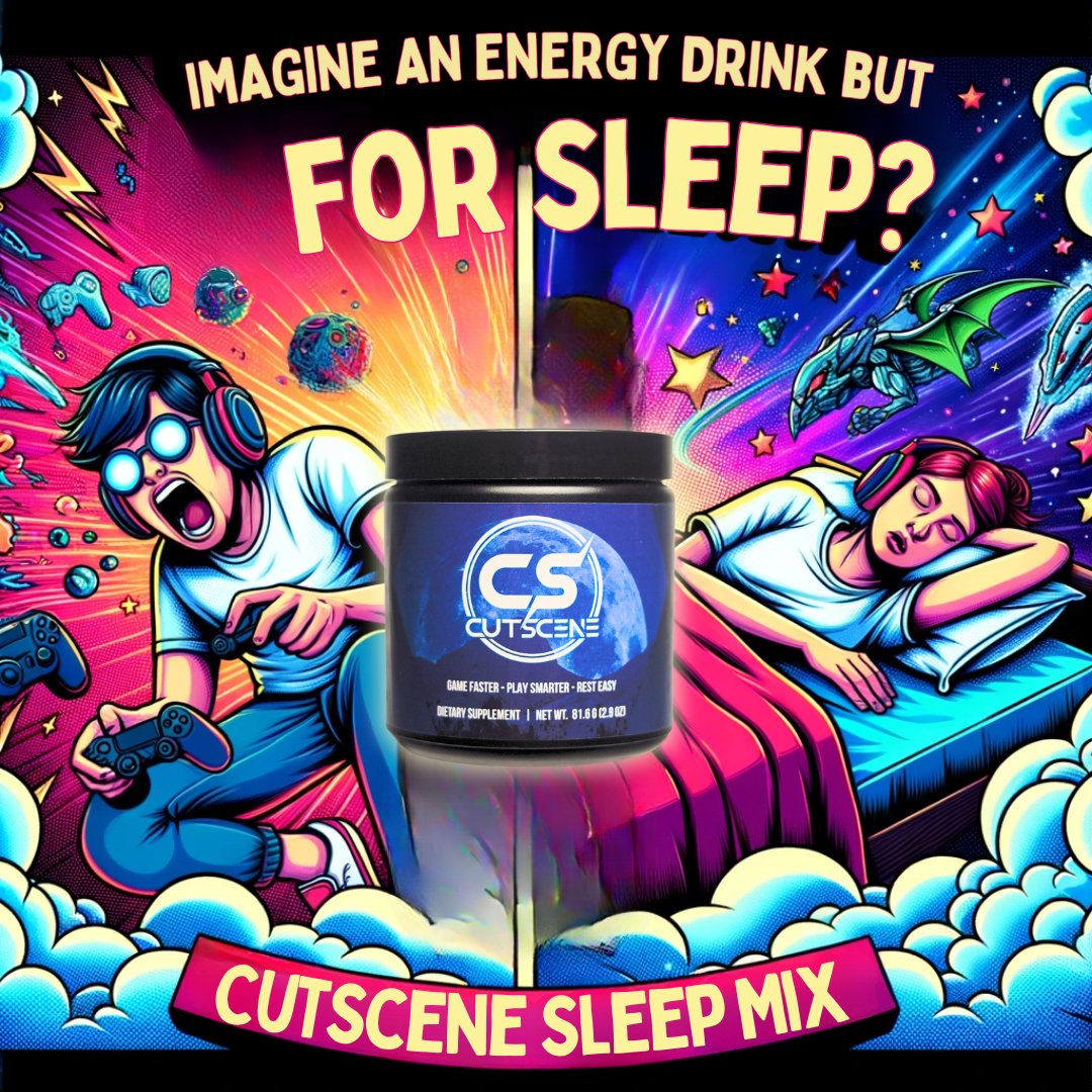 CutSceneSleep's tweet image. Awesome part of being a sleep aid company for gamers? No beef with the energy drink guys. 🙋‍♂️

Who's number one for you when you need to boost your energy, and what flavor keeps you going? 
#gaming #energydrink #gfuel #ghost #monster #redbull #GG