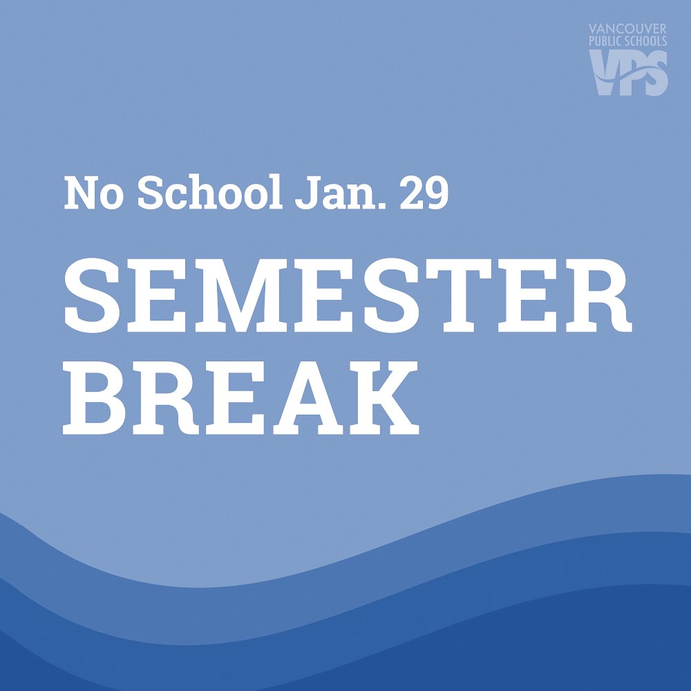 A reminder that today, Jan. 29, is a non-student attendance day for semester break