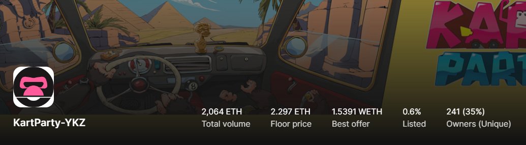 MaisonGhost's tweet photo. UPCOMING PROJECTS + GUARANTEED SPOT GIVEAWAY!

We have 2 upcoming projects that I've been keeping my eyes on. Giving away guaranteed + FCFS WL spots in the end of the tweet 🎁🥳

Let's talk about KartParty Gen 2 & Clashhub 👇🏼

KARTPARTY GEN 2 - @KaKarbom 

KARTPARTY is a racing-themed party game where the vehicle serves as the player's central asset. By incorporating various components, the cars acquire distinct attributes and skills, enabling diverse gameplay experiences. The limitless modular design allows for endless arrangements and combinations, limited only by our imagination.

The genesis collection sits on a 2.3 ETH floor price.

KARTPARTY has include top companies as partners like:
 
• Activision Blizzard,
• EPIC (Unreal Engine)
• Microsoft 
• 2K Games, 
• EA
and more..

The second collection are offering utilites such as:

• NFT Airdrops
• Token Airdrops
• In-game experience bonuses
and much more..

Mint Date: February
Mint Price: TBA 
Supply: TBA

CLASHUB - @theclashub 

If there was ever an NFT based card game to be bullish on, it’s this one. This NFT card game platform, running on the BNB blockchain, will function on a Play-To-Earn system for all published NFT collections. And yes, that means a variety of collections, from a variety of networks all coming together in ONE PLACE.

How?
Clashub will allows players  to transform their own personal NFTs into playable game cards that can be used to battle with real opponents and earn $CLASH tokens.

The Clashub VIP PASS

I am definitely bullish on this one! The Clashub VIP Pass will include access to power ups, opportunity for mint tickets, tournament passes, and more. And not to mention the $CLASH token airdrop coming in Q1 of this year. This platform is cooking up something BIG and you do not want to be left on the sidelines when this epic collection makes it debut!   

MINT DETAILS

Mint Date: TBA
Mint Price: FREE
Supply: 999

GIVEAWAY! 🎁

We will be giving away:  
• 1x Guaranteed WL spot for Clashub + 5 FCFS
• 5 FCFS spots for KartParty gen 2

To enter:

✅Interact with this post, bookmark and comment why you are bullish on these 2 projects to enter the giveaway.

GOODLUCK!