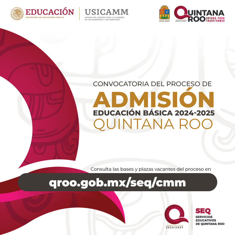 EducacionQR's tweet photo. Plazas Vacantes para la Convocatoria del Proceso de Admisión en Educación Básica Ciclo Escolar 2024-2025.

Consulta las bases y plazas vacantes del proceso en https://t.co/Mb0HKcrgSI https://t.co/hAyu8MPME2