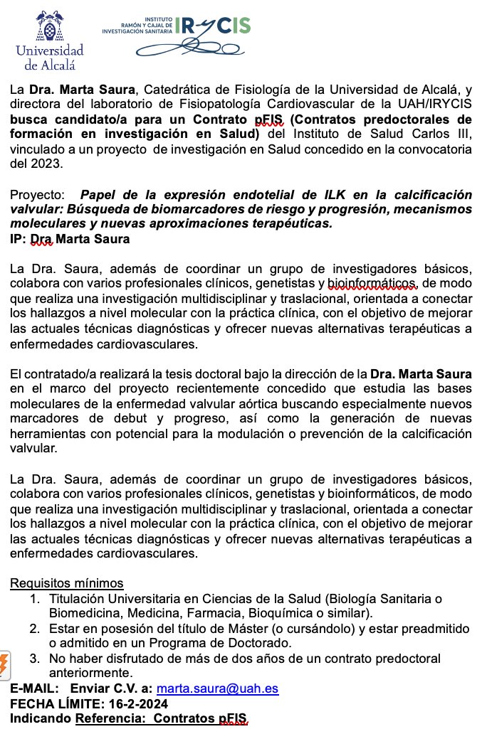 C.ZARAGOZA CARDIOMED (@cardiomedufv) on Twitter photo 