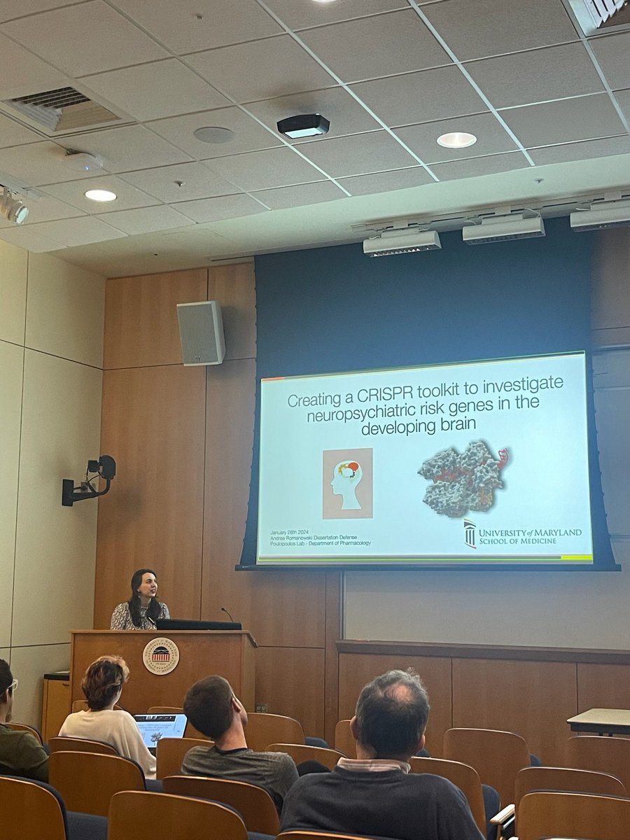 UMMedNeuro's tweet photo. A major congrats goes out to Dr. Andrea Romanowski! 🎉 @Rea_Joy_ We are so proud of you and the amazing work you’ve done here at UMB. NIH is lucky to receive the best CRISPR expert around! https://t.co/cAooPTodxe