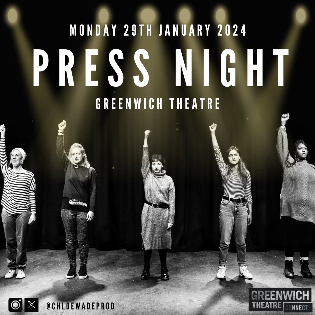 ChloeWadeProd's tweet photo. ⭐️PRESS NIGHT ⭐️

We still have tickets available, so please come along and support some new writing. You won’t regret it!

🎟️ https://t.co/FdDuQeXNgl 🎟️ https://t.co/Rw41ScgVvN