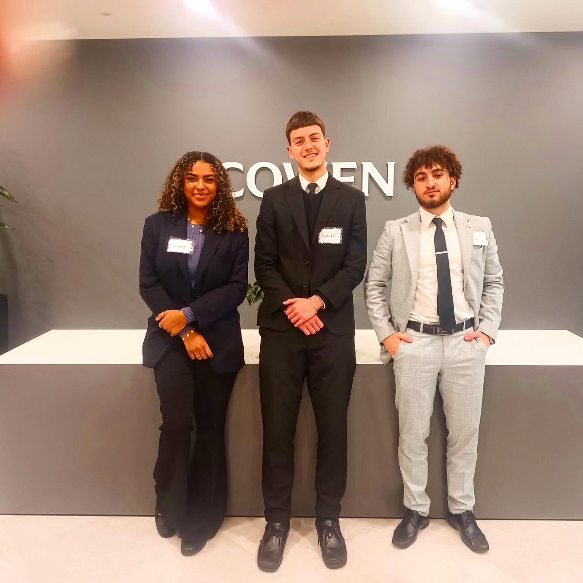 Year 12 students really enjoyed their day at TD Cowen finance company. They especially enjoyed the energy of the trade floor. Thank you for the amazing opportunity! <a href="/TDCowen/">TDCowen</a>