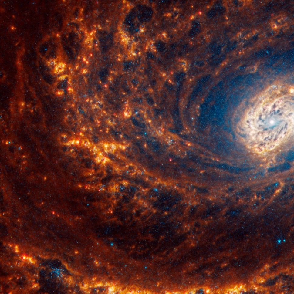 ES_Spitz's tweet photo. New #JWST imagery just dropped - the largest image release of galaxies to date, showcasing 19 spiral galaxies from the JWST PHANGS Galaxy Survey. 

Now on #Digistar is a control panel on the latest release featuring various scripts for continued planetarium programming.✨ https://t.co/cVIW6YqIyE