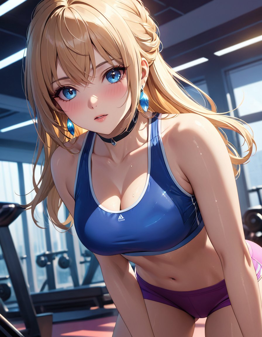 SamuraiSweat's tweet photo. 🌸✨ おはよう (Ohayou), Senpai! ✨🌸

I was at the gym super early today, waiting just for you!

But... you never showed up. https://t.co/ODm9JvEMlD