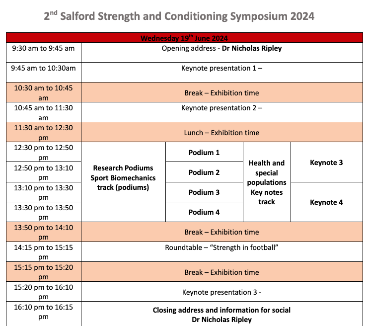 SSACS2024's tweet photo. 2nd Salford Strength and Conditioning Symposium 2024

Please to announce the shop is now open and live 

https://t.co/0ETzwt59RV

We have a timetable and we look forward to announcing the full line up in due course, invites have been sent! 📬 https://t.co/vunX4TzKMJ